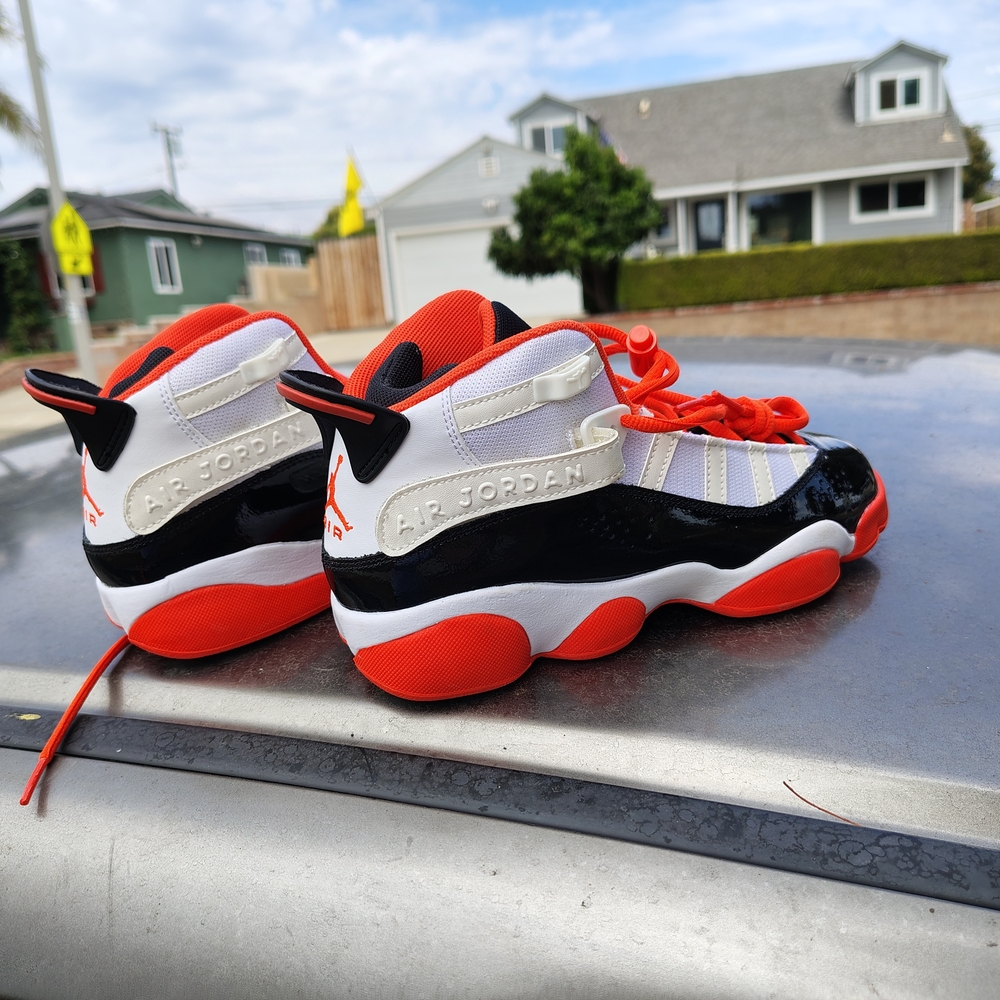 Jordan Kids Sneakers - Black, White, Red Accents